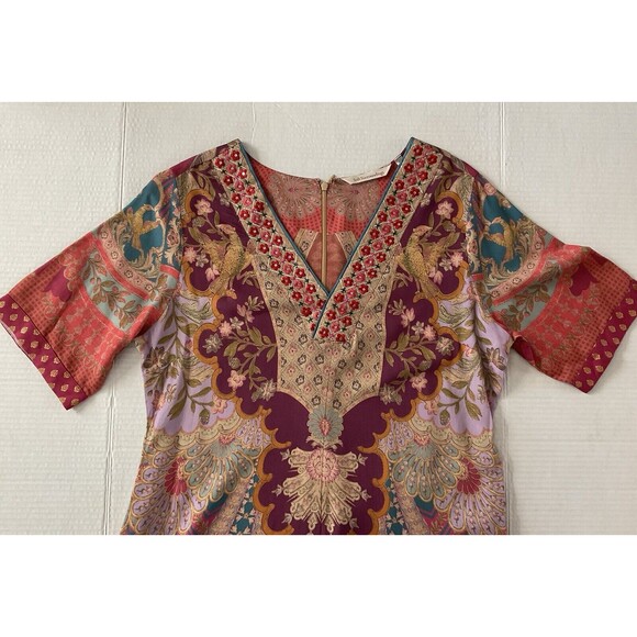 Soft surroundings Parasol dress Siva Magenta XS - Picture 7 of 10